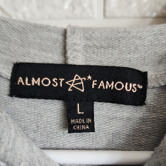 Almost Famous Gray Sleeveless Mini Dress - Picture 2 of 4